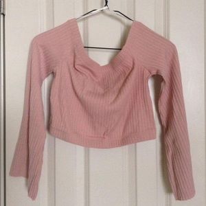 Off the shoulder crop top